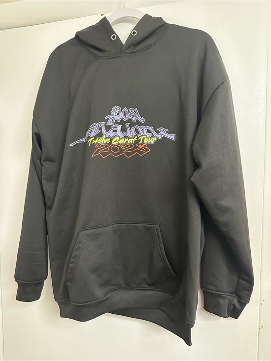 Other - Post Malone Hoodie Mens Extra Large Black 12 Carat Tour Concert Sweatshirt (XL)